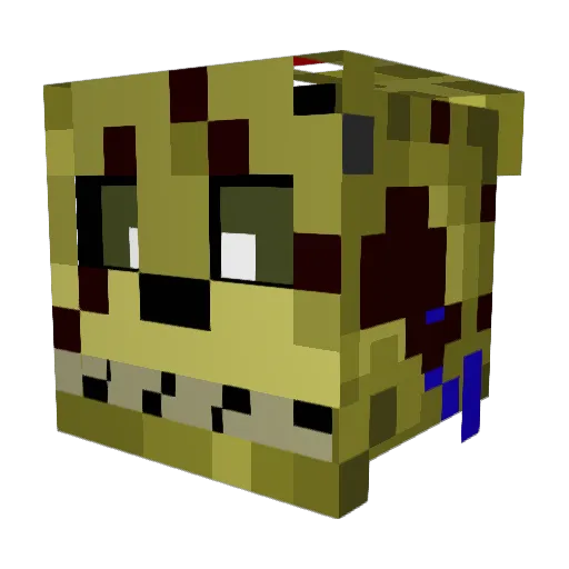 SpeedyGRideJr Minecraft avatar head, 3D render