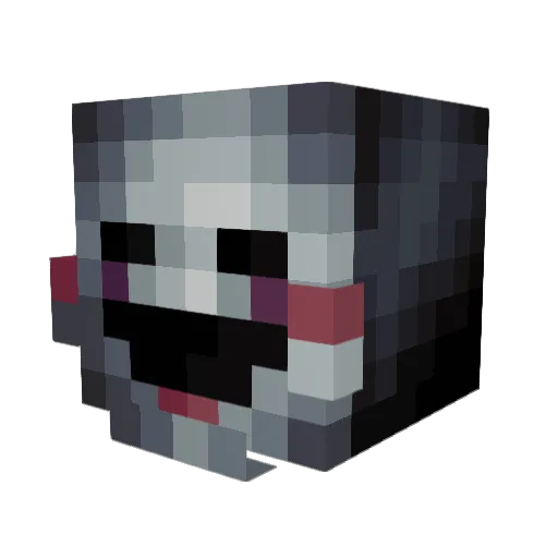 SpeedyKeo Minecraft avatar head, 3D render