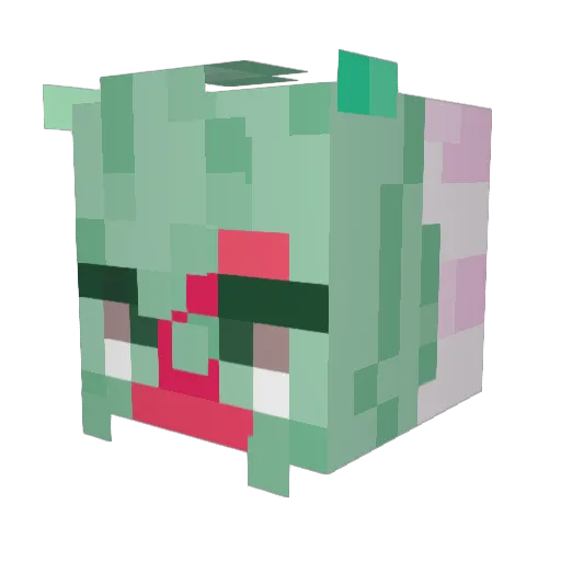 SpeedyTheSnailJr Minecraft avatar head, 3D render