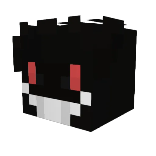 Speeqz Minecraft avatar head, 3D render