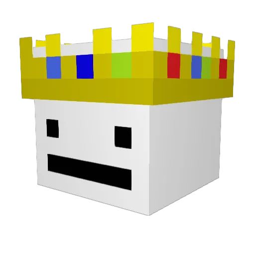 Speggy9 Minecraft avatar head, 3D render