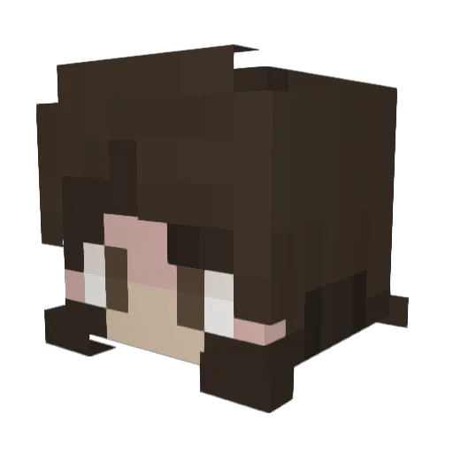 SpektreOne Minecraft avatar head, 3D render