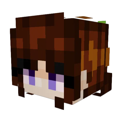 SpellStrike Minecraft avatar head, 3D render