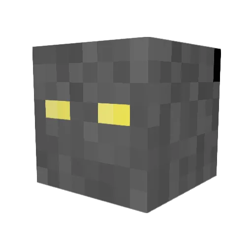 Spellacoaks Minecraft avatar head, 3D render