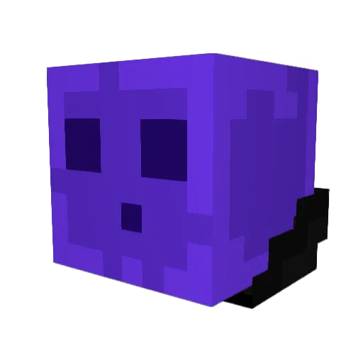 Spelli1 Minecraft avatar head, 3D render