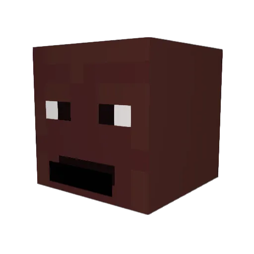 Spen420 Minecraft avatar head, 3D render
