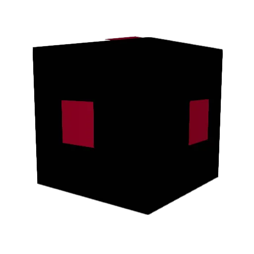 SpenCRH Minecraft avatar head, 3D render