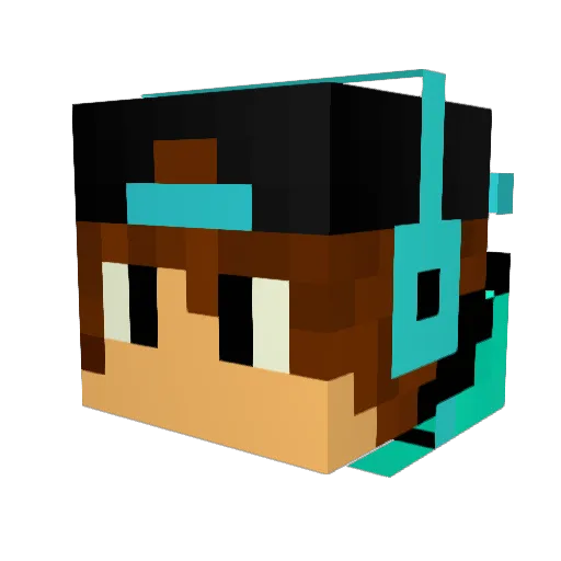 Spence93 Minecraft avatar head, 3D render
