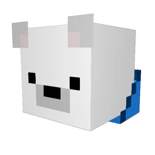 Spencebro Minecraft avatar head, 3D render