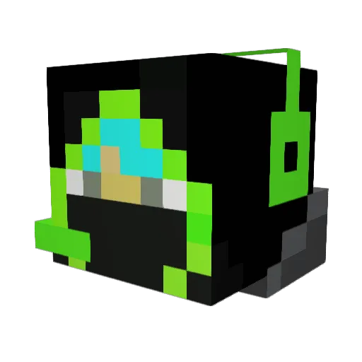 Spencer1935 Minecraft avatar head, 3D render