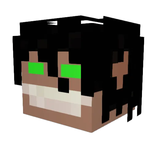 Spencer3k12 Minecraft avatar head, 3D render
