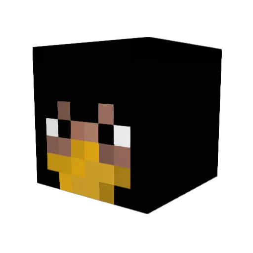 Spencerbane Minecraft avatar head, 3D render