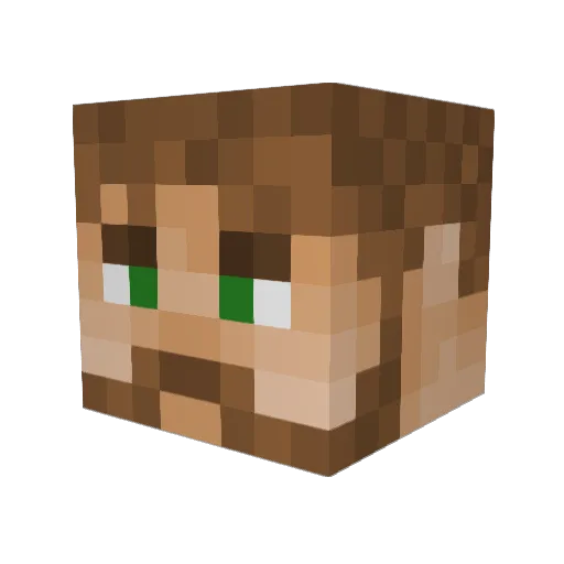 Spencerlank Minecraft avatar head, 3D render