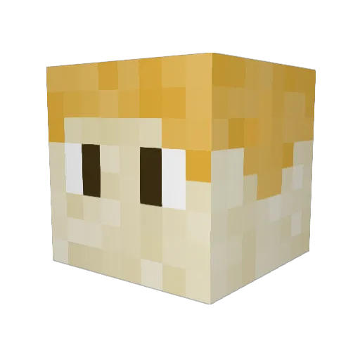 Spencerstar1234 Minecraft avatar head, 3D render