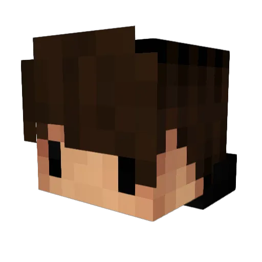 SpendForSchlueti Minecraft avatar head, 3D render