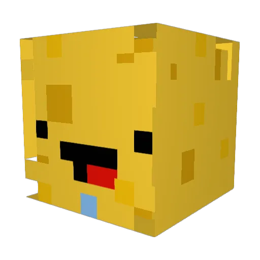 SpennyBOI Minecraft avatar head, 3D render