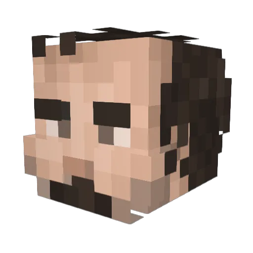 Spenstings_ Minecraft avatar head, 3D render