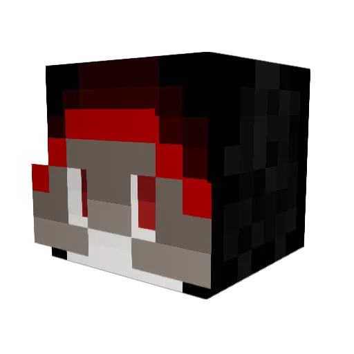 SpentTick Minecraft avatar head, 3D render