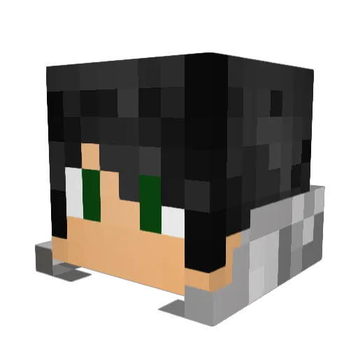 SperandiN Minecraft avatar head, 3D render