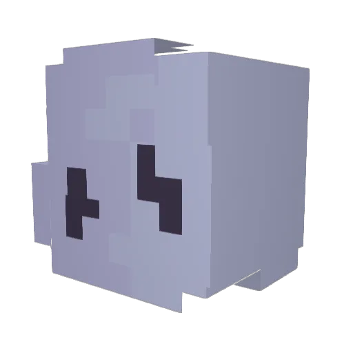 Sperma4 Minecraft avatar head, 3D render