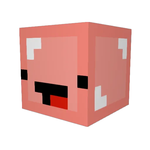 Speshalist Minecraft avatar head, 3D render