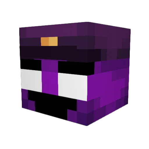 Speshy321 Minecraft avatar head, 3D render