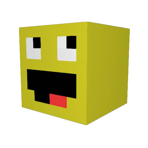Spethreeker Minecraft avatar head, 3D render