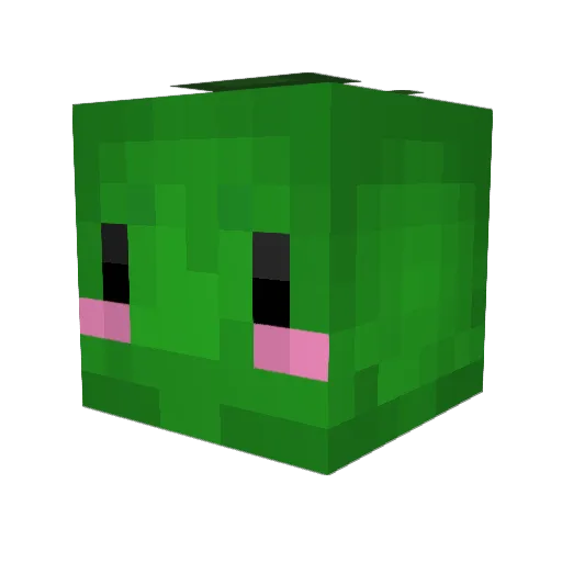 Spettember Minecraft avatar head, 3D render