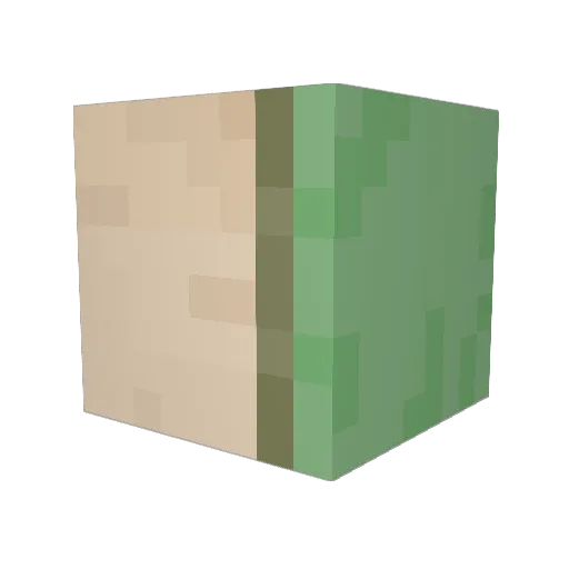 Spettu Minecraft avatar head, 3D render