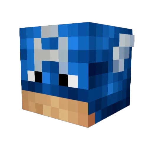 Spetzen01 Minecraft avatar head, 3D render
