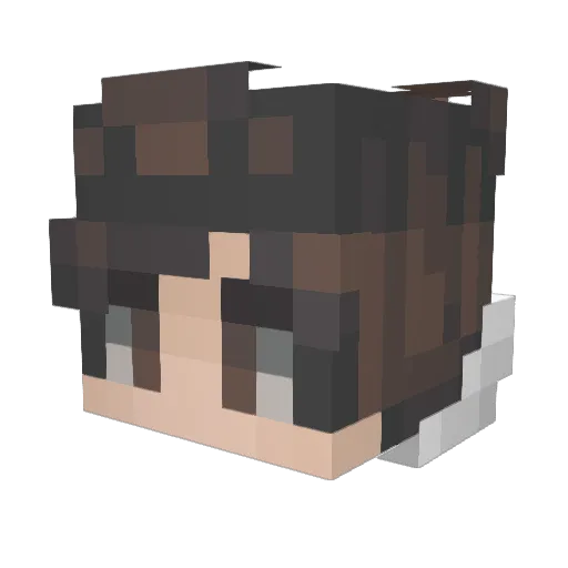 Spexz22 Minecraft avatar head, 3D render