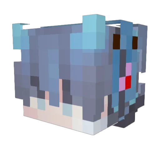 Sph04 Minecraft avatar head, 3D render