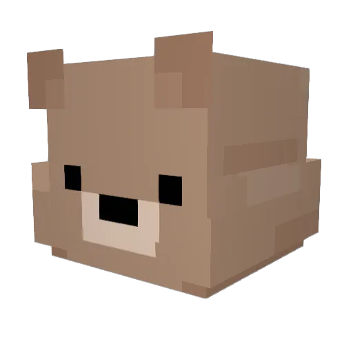 Spharxe Minecraft avatar head, 3D render