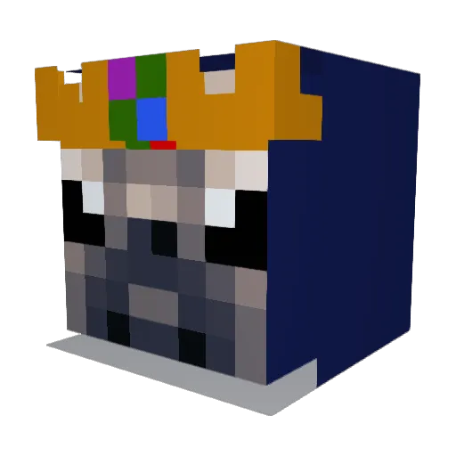 SpheredSquid22 Minecraft avatar head, 3D render