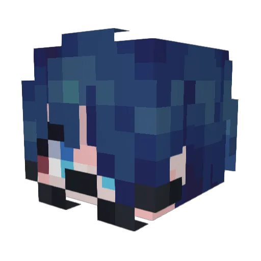 SphericMeil Minecraft avatar head, 3D render