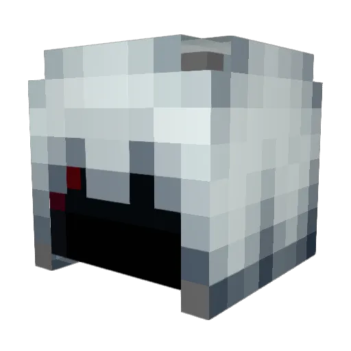SphexYo Minecraft avatar head, 3D render