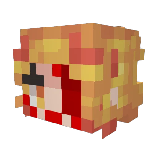 Sphinx399 Minecraft avatar head, 3D render