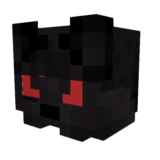 Sphyria Minecraft avatar head, 3D render