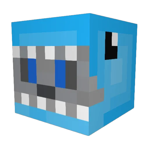 SpicalOne_ Minecraft avatar head, 3D render