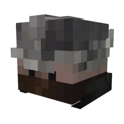 Spice1845 Minecraft avatar head, 3D render
