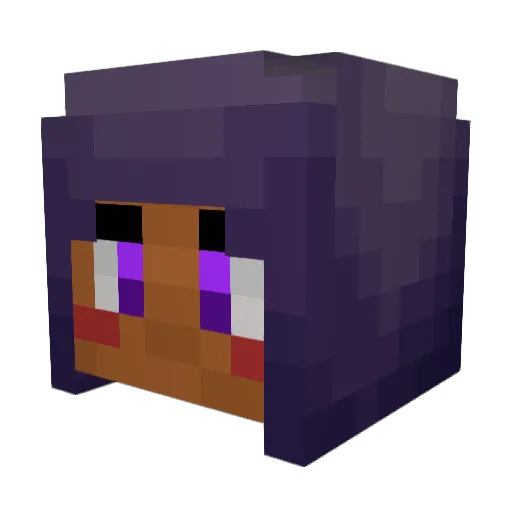 SpiceBall Minecraft avatar head, 3D render