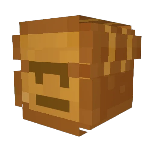 SpicedLoaf Minecraft avatar head, 3D render