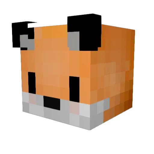 Spiced_Tea_ Minecraft avatar head, 3D render