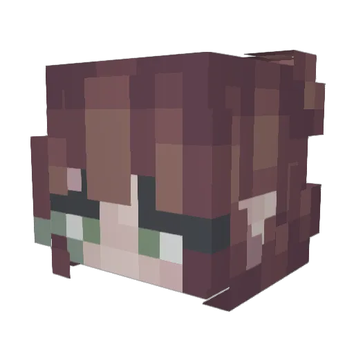 SpiceyHamSammy Minecraft avatar head, 3D render