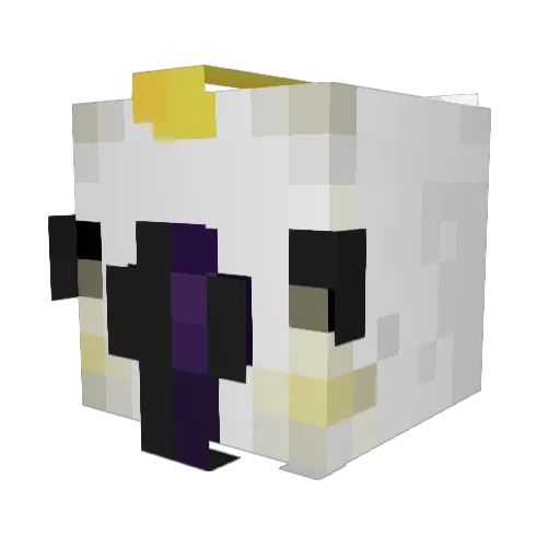 SpicyC0ckatoo Minecraft avatar head, 3D render