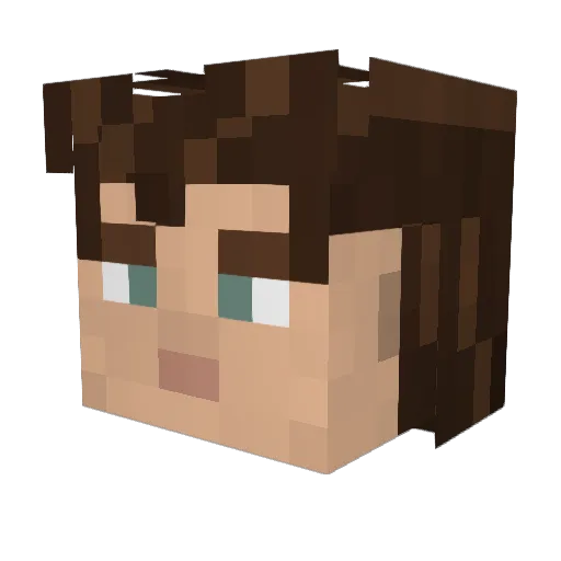 SpicyCheet0 Minecraft avatar head, 3D render