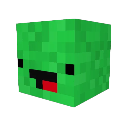 SpicyDiapsid Minecraft avatar head, 3D render