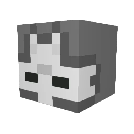 SpicyKeck Minecraft avatar head, 3D render