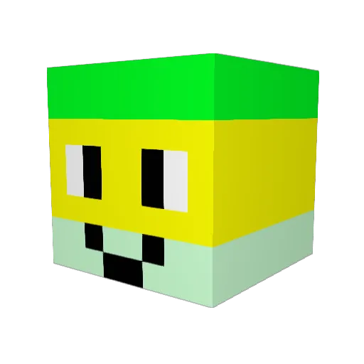 SpicyPicklesRule Minecraft avatar head, 3D render