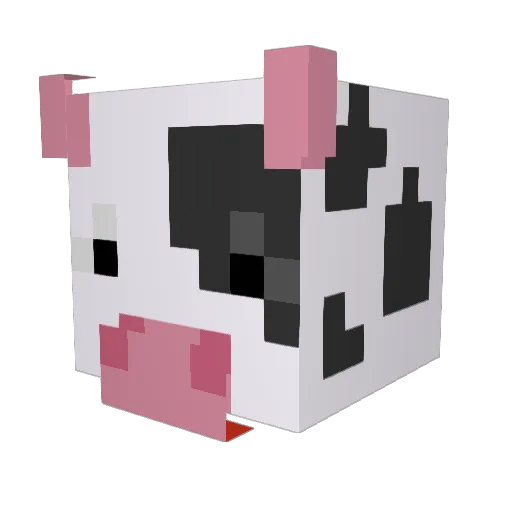 SpicySaracha Minecraft avatar head, 3D render